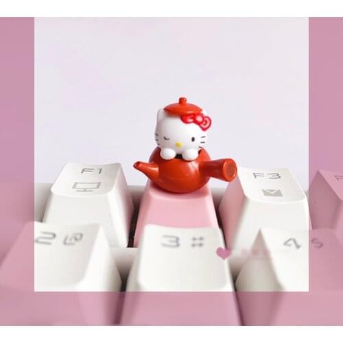 Cat Keycaps R4 Height Personality Translucent Mechanical Keyboard Keycaps For Cherry Mx Switch