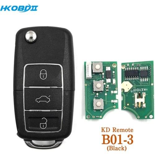 HKOBDII KEYDIY Original KD B01-3 Luxury Black B series Remotes For KD900/MINI KD/URG200 Key Programmer B Series Remotes