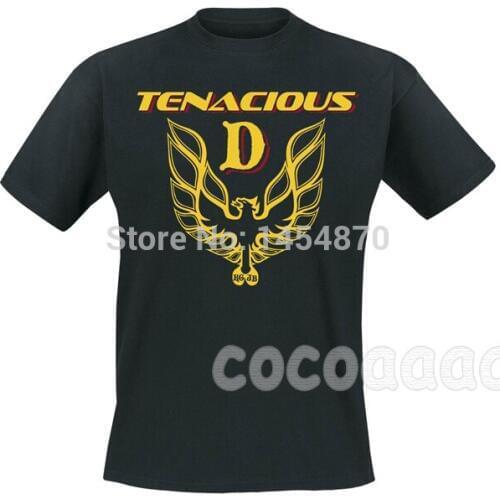 Tenacious D Hosen Rock shirt mma fitness Hardrock heavy Dark Metal 100%Cotton Logo Customize camiseta ropa streetwear