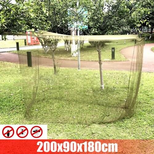 Camping Single Dome Mosquito Net Polyester Indoor Outdoor Camping Insect Netting Cover Canopy Travel Sleeping Mesh Tent