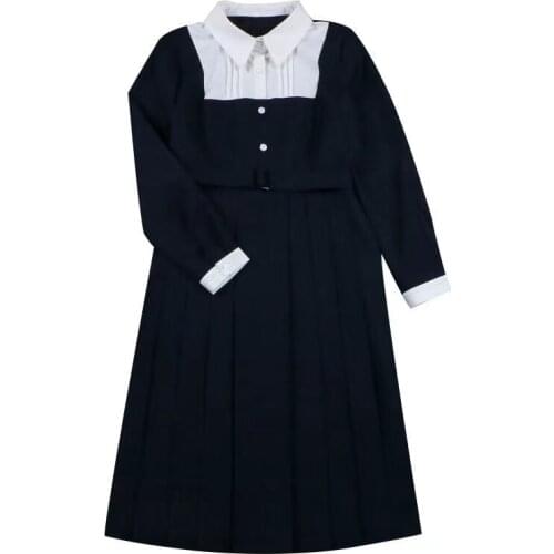 Students Long-sleeved School Uniforms Japan And South Korea Jk Suit+dress+tie Junior High School Boys And Girls Students Suit