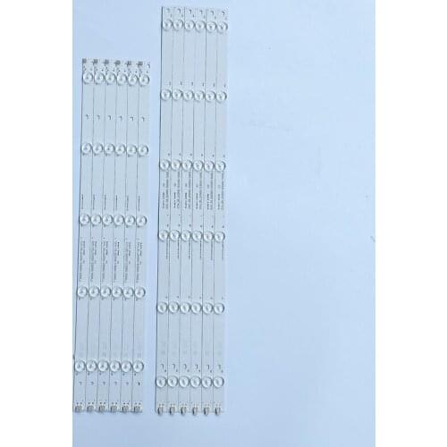 LED strip Replacemnt For 55D3000/D2000 55U3 SVJ550AD6-REV03-11LED-R/L LB-C550F14-E4-G1-SE1/2 LB55061 KH-DE344144 C550F15-E6-H