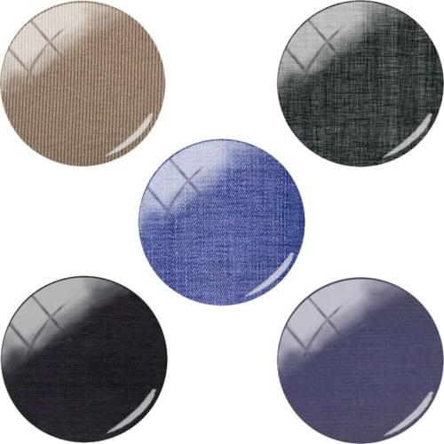 TAFREE Colorful Mixed Cloth texture 12mm/15mm/16mm/18mm/20mm/25 mm Glass Cabochons Dome Flat Back DIY Jewelry Findings TX434