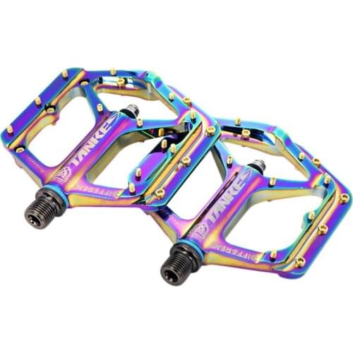 TANKE Bicycle Pedals TP-50 Ultralight Aluminum Alloy Colorful Sealed Bearing Foot Pedal MTB Road Bike Parts