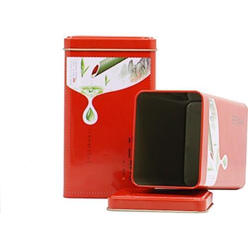 Xin Jia Yi Packaging Tea Organizer Tin Boxes Wholesale Tea Metal Box Bamboo Package Chinese Styles Tea Tin Box Hot Sale