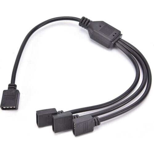 1 To 1/2/3/4 Ports 4 Pin Splitter For 3528 5050 RGB Led Strip Female Connection Cable For LED RGB Strips Light Connector