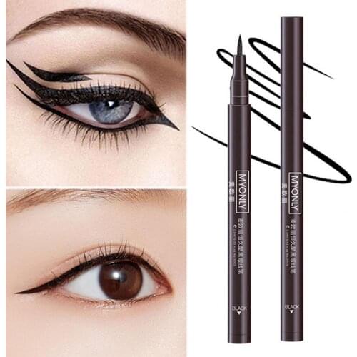 1.8ml Black Eyeliner Quick-Dry Waterproof Cosmetic Women Makeup Black Liquid Eyeliner for Beauty