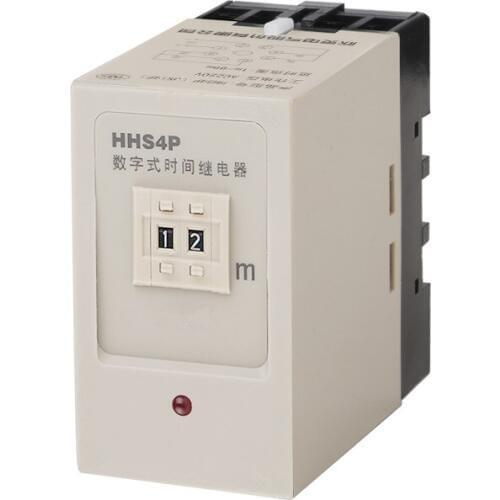 1PCS Power On Time Relay 4 Pin Contact 24/220/380V Automation Control System Use