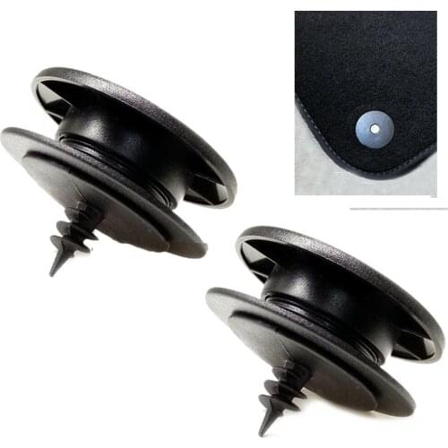Floor Mats Fitting Clips Set For All Car Makes & Models Holder 2 Pcs Car