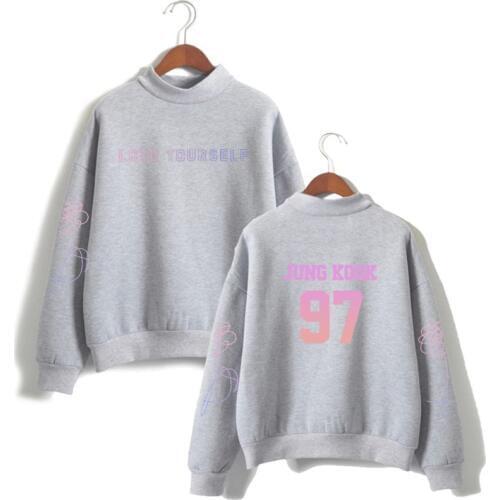 2019 loveyourself sweatshirt love yourself rapmonster 94 Womens sweatshirt harajuku kpop bangtan Hope World jungkook 97 KPOP