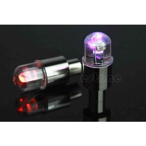 2021 Top Motor Cycling Bike Car Bicycle Tire Tyre Valve LED Lights Bulbs Battery Include