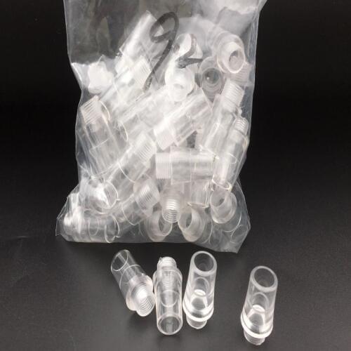 30 Pcs Tattoo Pen Head Disposable 9mm Crystal Tip for Permanent Makeup Tube for Guide By Free Shipping