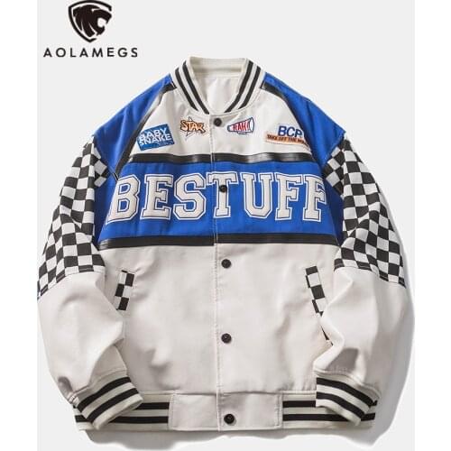 Мужские байкерские куртки Aolamegs China At AliExpress