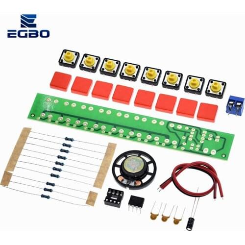 EGBO 1set DIY Kit NE555 Component Electronics Electric Piano Organ Module