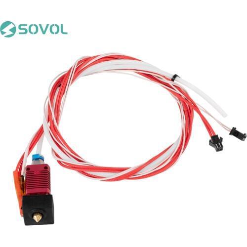 Ender-5 Plus 1.75mm Extruder Hotend Kit Hot End Kits 0.4mm Nozzle Aluminum Heat Block Silicone Cover For 3D Printer Ender-5 Plus