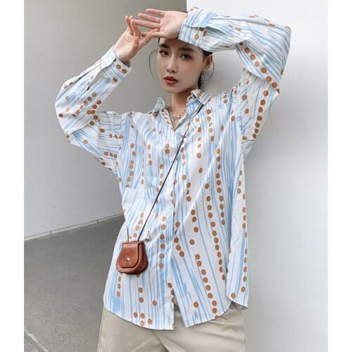 FALLINGSTAR Polka Dot Blouses