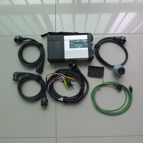 Star diagnose mb sd c5 multiplexer with five cables for cars and trucks without software wifi support 2 years warranty