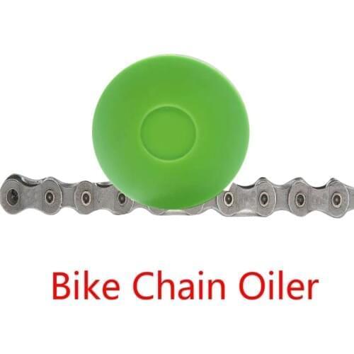 New Portal Bicycle Chain Wool Oil Lubricator Bike Chain Oiler Roller Cycling Cleaner Lubricant Magnet Bike Chain Cable Lube Tool