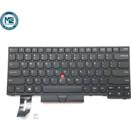 Original new US English Keyboard for Lenovo Thinkpad E480 L480 L380 L380 Yoga T480S Yoga Teclado 01YP320 01YP240