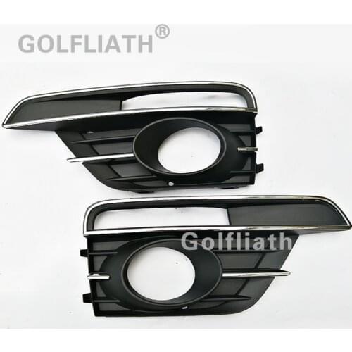 Front Left right Chrome-plated Fog Light Foglamp Grille For V W Beetle/Cabrio 2017--2018 5C5 854 661 K