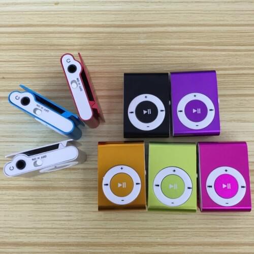Mini Portable MP3 Music Player Light Hifi Clip MP3 Player Waterproof Sport Cute Fashion Clip Mp3 Walkman Support 1-8 GB Card