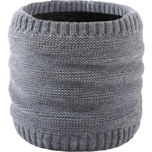 New Outdoor Winter Scarf Unisex Women Men Knitted Scarves Boys Girls Thick Elastic Mufflers Warm Children Plush Neck Scarf