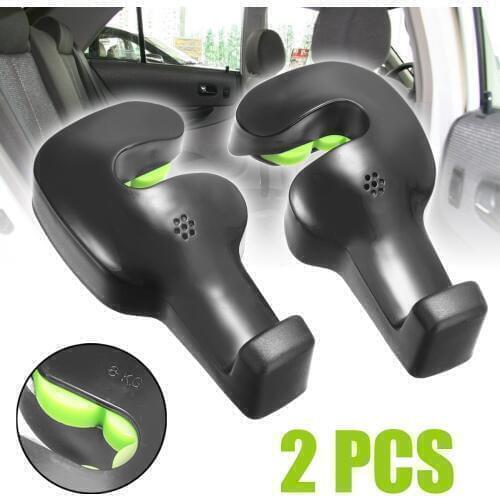 2pcs/lot Car Back Seat Headrest Hanger Holder Hook for octavia nissan juke dacia duster subaru forester peugeot 508 Accessories