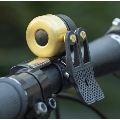 ROCKBROS Bike Bell Retro Sound Bicycle Ring Classical 2 Voice timbre bicicleta sonnette velo Bike Accessories Mini Bicycle Bell