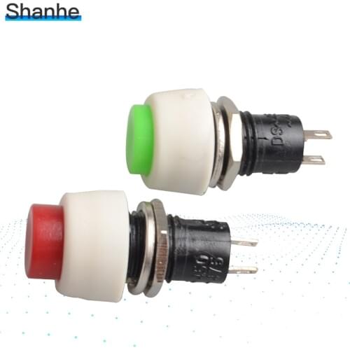 10mm self-lock push button switch Red/Green latching mini switch pushbutton momentary