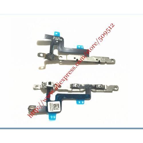 10pcs High quality Volume Flex Cable With Metal Bracket For iphone 6 /6 plus /6s plus Mute Switch Volume Button Flex