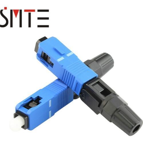 100pcs/lot SC UPC NPFG 8802-TLC/3 XF-5000-0322-3 Optical fiber Connector SC/UPC FTTH Fiber optic Connector 0.3 dB