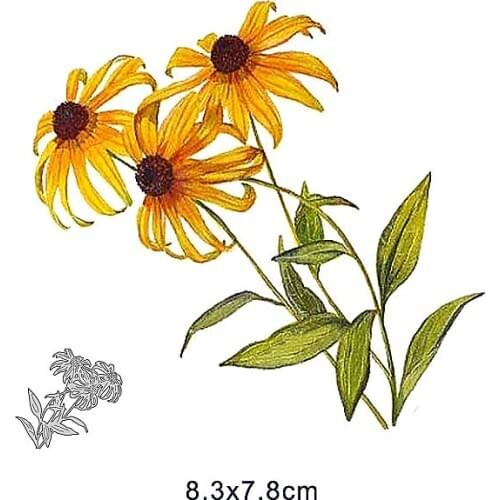 2020 Chrysanthemum Stencil Die Cut Frames Card Making Vintage Scrapbook Album