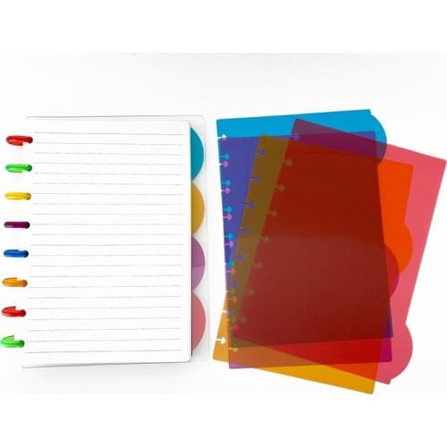 2020 mushroom hole A4 A5 B5 B6 Notebook planner t puncher office accessories dividers Index page kawaii Free shipping