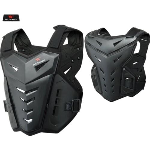 WOSAWE Motorcycle Body Armor Motorcycle Jacket Motocross Moto Vest Back Chest Spine Protector Off-Road Dirt Bike Protective Gear