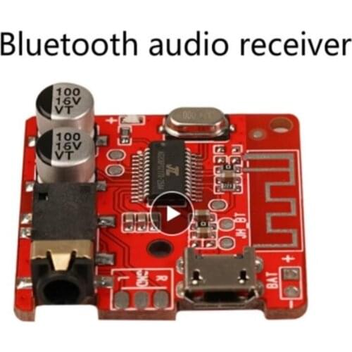 DIY Car Bluetooth5.0 Audio Receiver Bluetooth Module Wireless Adapter Stereo Decoder Board Automatic Connect Lossless Decoding