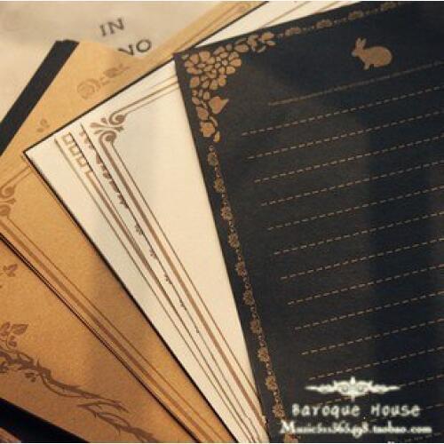 Free shipping Korea stationery letter paper pad vintage letter pad paper 40 pcs 145 * 210mm