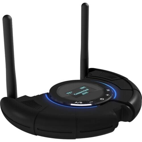 Wireless bluetooth Receiver Dual Antennas bluetooth 5.0 Support APP Control bluetooth Transmitter TX RX Mode for TV Speaker