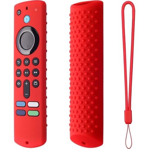 TV Remote Control Cover Protective Case For Amazon Fire TV Stick 3rd Gen 2021 Controller Non-slip Silicone Remote Control Case