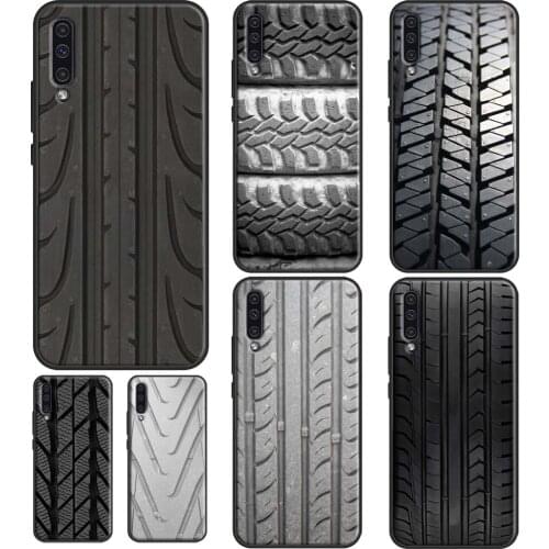 Tire Tread Pattern Case For Samsung A02S A20S A10S A20e A21S A50 A70 A31 A51 A71 A12 A32 A42 A52 A72 Cover