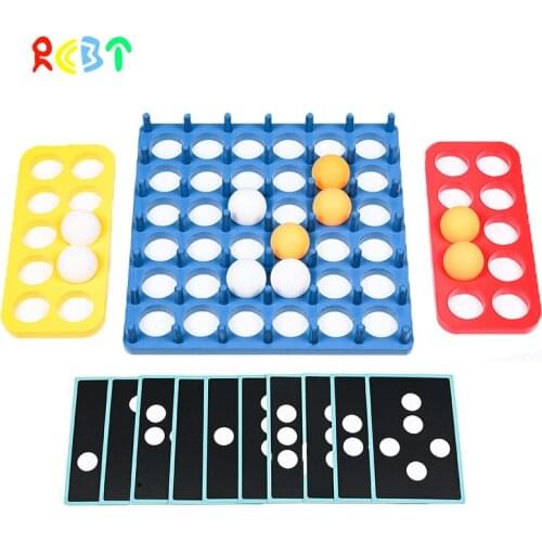 Childrens Bouncing Ball Two People Against Throwing Bouncing Ball Parent-Child Interactive Desktop Educational Wooden Toy