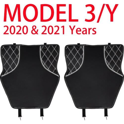 For Tesla Model 3 Y 2020 and 2021 Year New Upgrade Style Factory Wholesale Ex-factory Price Car Seat Back Anti Kick Mat