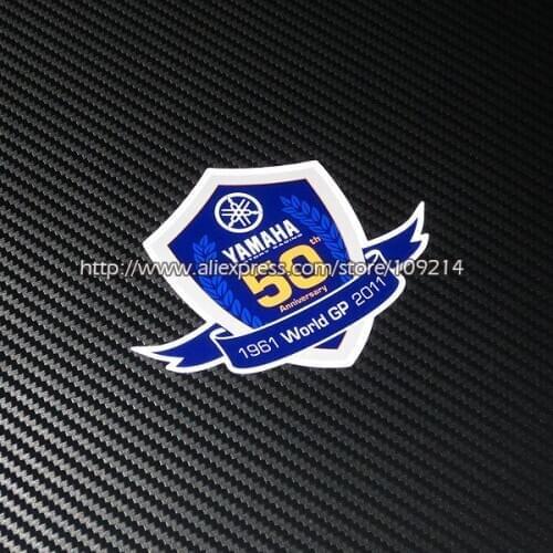 For Yamaha Factory Racing GP Team 50th anniversary R1 R3 R6 FZ1 FZ8 FZ6 Motorcycle Motor Bike Decal Waterproof Sticker 10