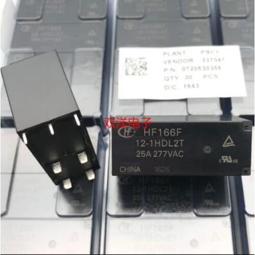 HOT NEW Magnetic latching 12V relay HF166F 12-1HDL2T HF166F-12-1HDL2T 12V 12VDC DC12V 25A 277VAC DIP7