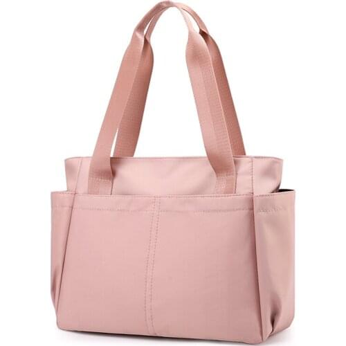 Fashion pink tasje women handbag waterproof nylon tote beach bag schoudertas dames tas ladies hand bags shoulder luxury handtas