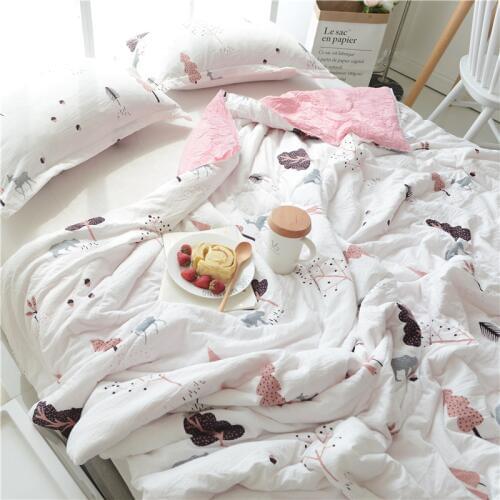 2020 New Bedding Summer Quilt Blankets for Adults Kids Soft Plaids Bed Cover Printed Patchwork Comforter Bedspread Wholoesale