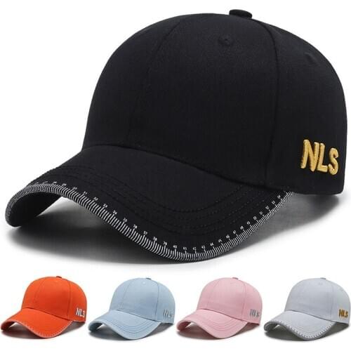 Plain Baseball Cap women men Ruler scale Brim Style hat Casual Sport Outdoor Adjustable cap fashion unisex snapback caps