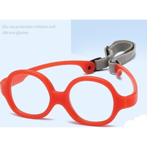 Children TR90 Frame Anti Blue Light Quality Myopia Glasses Baby Correction Amblyopia Anti Fatigue Eyeglasses Soft Cormfortable