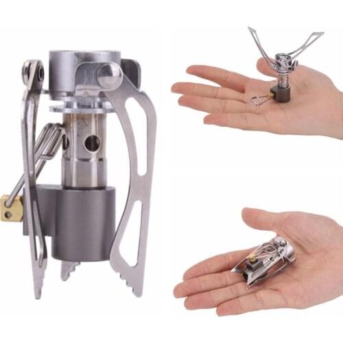 Portable Mini 3000W Camping Stoves Folding Outdoor Gas Stove Furnace Cooking Picnic Split Stoves Cooker gas Burners