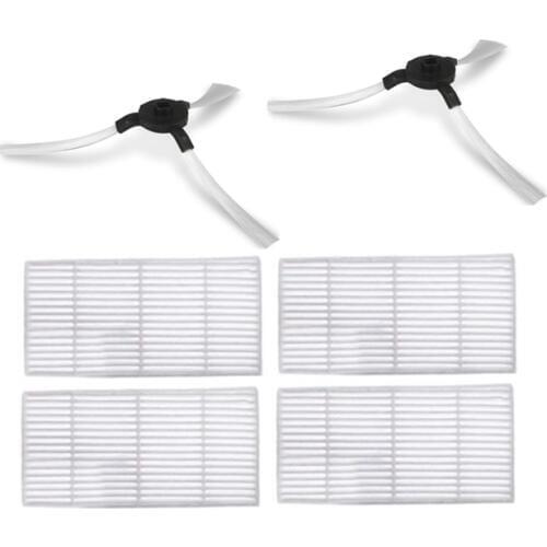 Robot Vacuum Cleaner HEPA Filter Side Brush for AMIBOT Flex H2O Connect Robotic Vacuum Cleaner Spare Parts Accessories