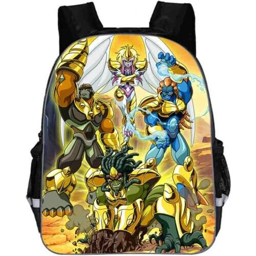 Kid School Bags Boys Game Gormiti Schoolbags Primary Student Large Capacity Backpack Sets Girls Boys Satchel Children Bookbags